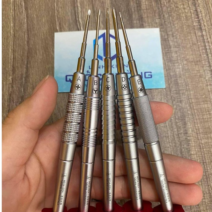 Combo 4 vít Qianli 2D đầu đỏ chính hãng (A/B/C/D)