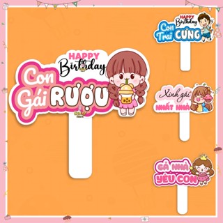  Hashtag cầm tay sinh nhật cho bé trang trí sinh nhật 