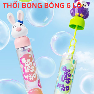Đồ chơi Mideer thổi bong bóng cầm tay bubble wands 2 mẫu Bunny và Owly