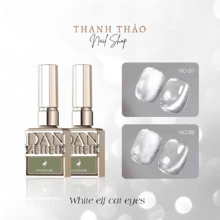 Sơn gel mắt mèo ánh trắng Danzhihe tặng kèm nam châm