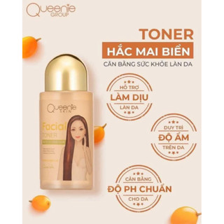  Nước Tẩy trang Hắc Mai Biển Queenie tặng 1 túi bông tẩy trang 150 miếng 