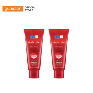 Combo 2 Kem Rửa Mặt Cải Thiện Lão Hóa Da Pro Anti Aging Α Lifting Cleanser Hada Labo 80Gr