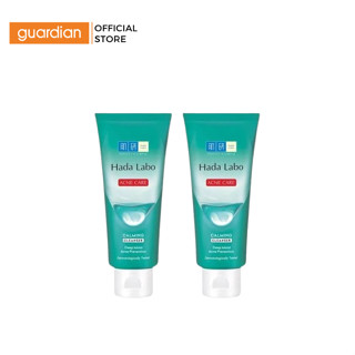 Combo 2 Kem Rửa Mặt Ngừa Mụn Và Dưỡng Ẩm Acne Care Calming Cleanser Hada Labo 80Gr
