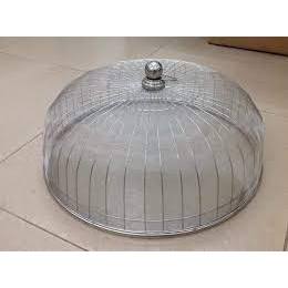 Lồng bàn tròn inox đường kính 50cm bao lưới