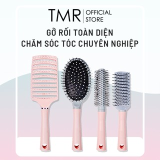 Lược Gỡ Rối Angel Pink TMR  Chải Tóc Màu Hồng Xinh Xắn Nhiều Kiểu Dáng Lựa Chọn Vuông Oval Tròn
