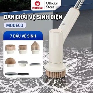  Bàn Chải Chà Nhà Vệ Sinh Điện Đa Năng Modeco - Máy Cọ Rửa Cầm Tay Sạch Bóng Nhà Cửa Tiết Kiệm Thời Gian Và Công Sức 