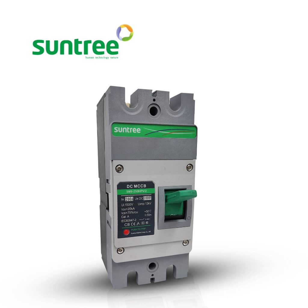 Áp tô mát khối MCCB DC 125A 2P/1200VDC Suntree