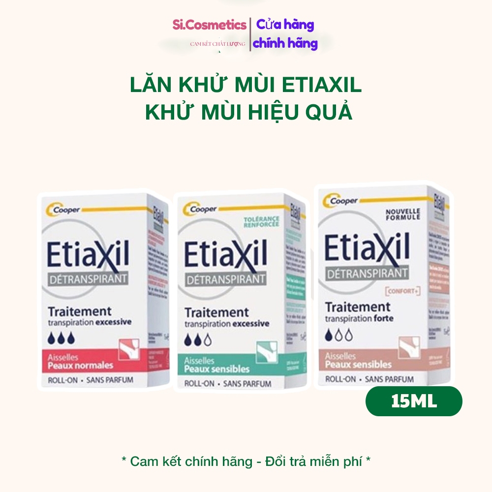 Lăn khử mùi ETIAXIL 15ml - Pháp