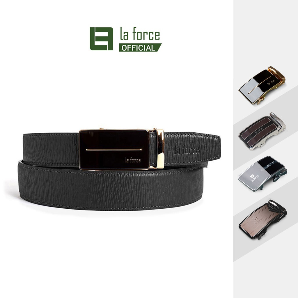 Thắt lưng nam da bò  LAFORCE thời trang cao cấp D590