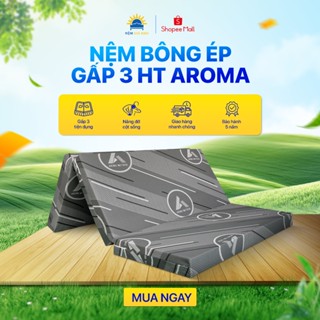 Nệm Bông Ép HT Aroma  - Độ cứng vừa phải - Bảo hành 5 năm - Giao màu ngẫu nhiên