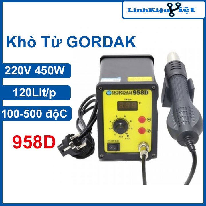 Máy Khò Từ GORDAK 958D