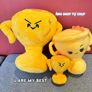 Gấu Bông Cup Champion Nhồi Bông Mềm Mại Sang Trọng Móc Khóa Quà Tặng Mềm Cho Người Yêu, Trẻ Em, Đồ Chơi