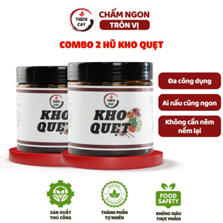 Kho quẹt tôm thịt Thích Cay đóng hũ tiện lợi 250g - tôm khô, thịt ba chỉ, tóp mỡ, tiêu xanh