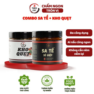 Combo Tiện Lợi - Sa tế sò điệp 250g, Kho quẹt tôm thịt 250g