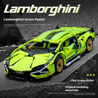 Mô hình lắp ráp siêu xe điều khiển từ xa Lambo tỉ lệ 1:14 có đèn làm quà tặng sinh nhật
