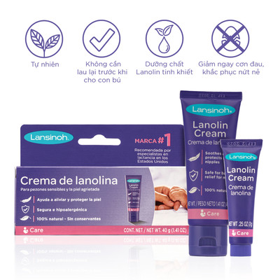 Kem dưỡng đầu Ti cho Mẹ HPA Lanolin Lansinoh 7gram/10ml
