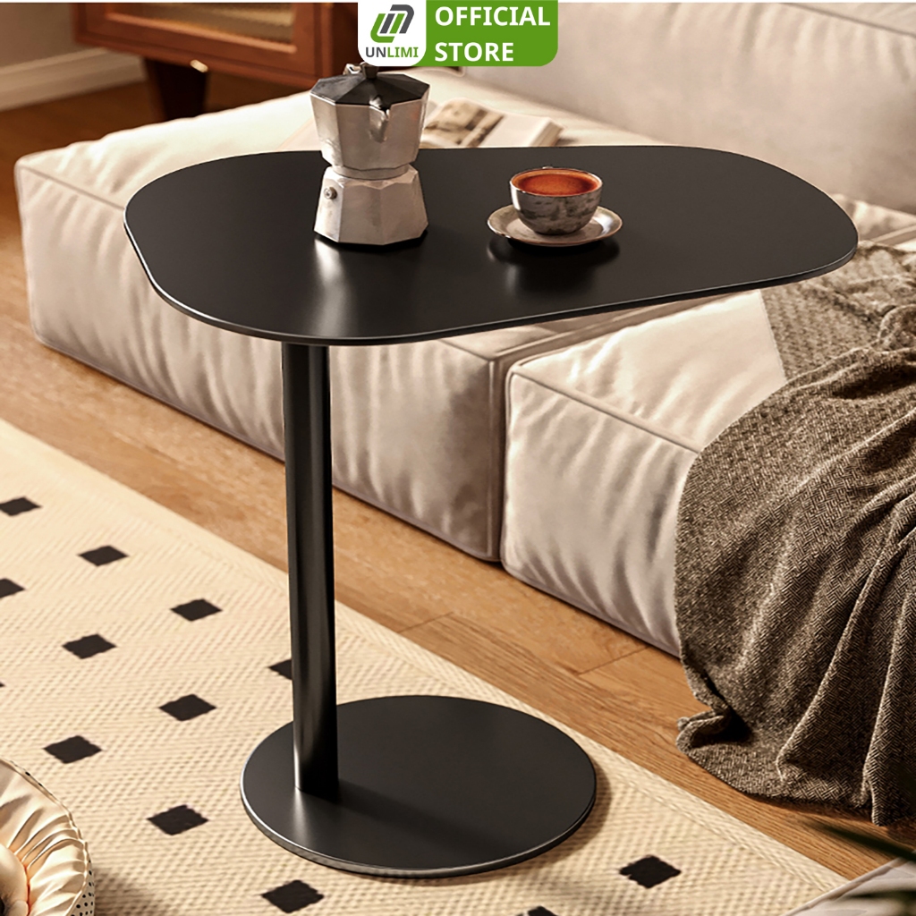 Bàn trà sofa khung thép mặt gỗ MDF trang trí phòng cực đẹp thương hiệu UNLIMI - GM116