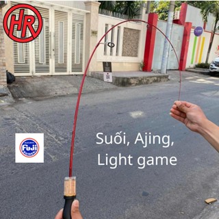 Cần câu UL SUL OGLEE siêu dẻo 1m2 khoen fuji lure cá suối cá mương , cần câu tôm