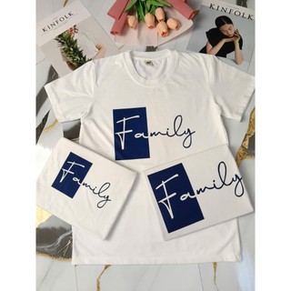 Bộ Đồ Gia Đình mẫu FAMILY nam nữ mới 2026 chất cotton mềm mịn đủ size từ 6-90kg