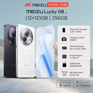 Điện Thoại Meizu Lucky 08 | Màn Hình LTPO Amoled 6.78" 144Hz | Snapdragon 7s Gen 2 |  Pin 6000mAh Sạc 33W | Chính Hãng