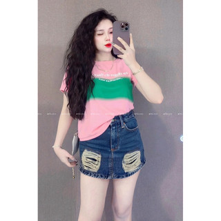 [ COTTON PHOM VỪA 40kg - 60kg ] Áo thun cotton Thái nữ PHOM VỪA ( CT : Ny IG )