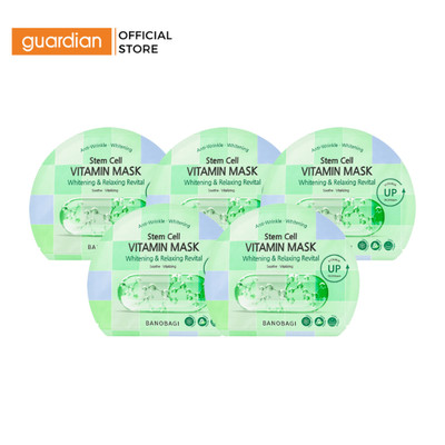 Combo 5 Mặt Nạ Giúp Dưỡng Sáng Và Giúp Phục Hồi Da Vita Genic Jelly Mask Whitening And Repair Banobagi 30Gr
