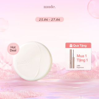 Phấn nước che phủ toàn diện bền màu mịn màng kiềm dầu 24h mude Cushion Soft Silky Fit All Day (15g)