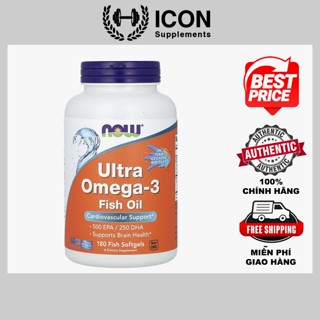 Thực Phẩm Bổ Sung NOW ULTRA OMEGA 3