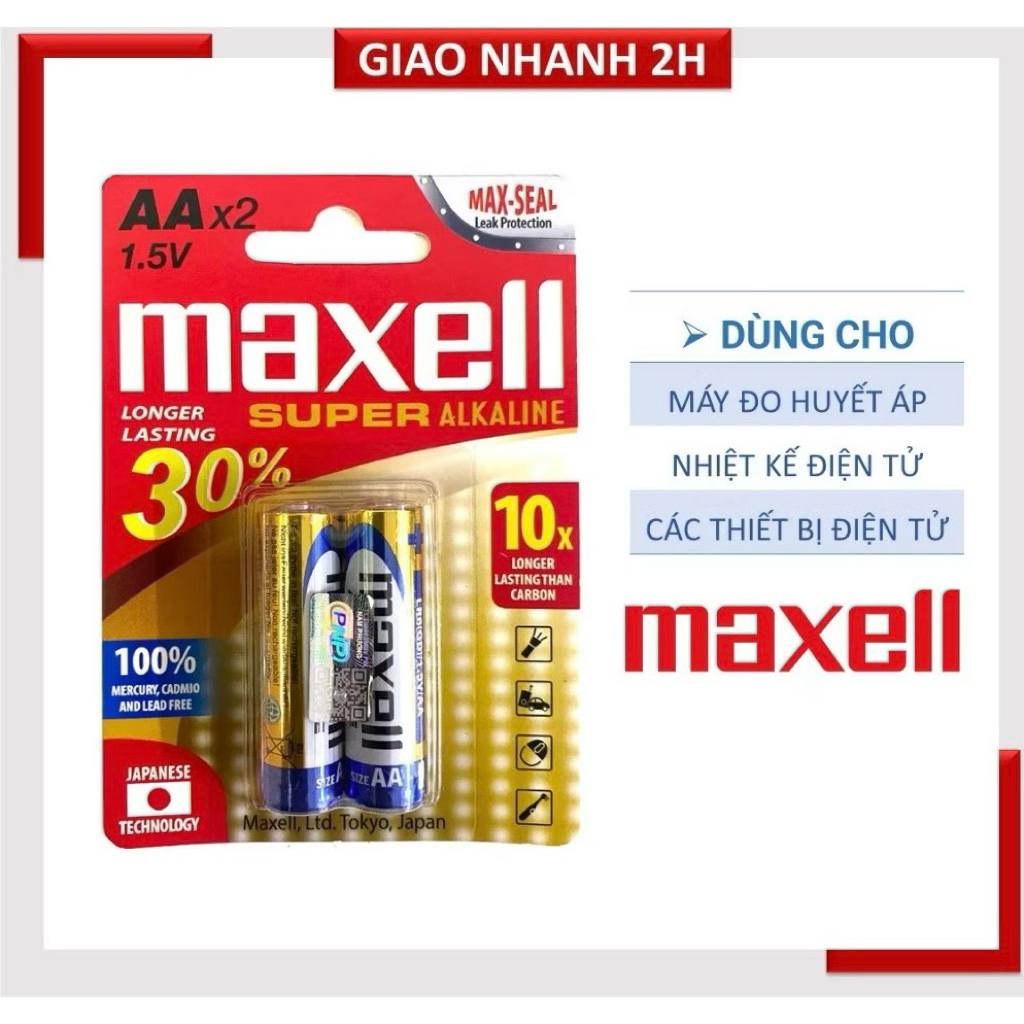 Pin máy đo huyết áp AA/AAA