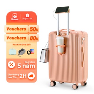 Vali Du Lịch Kingsun T08/T01 Size 20/24/28 Cao Cấp Thời Trang Chất Liệu Nhựa ABS ,BẢO HÀNH 5 NĂM