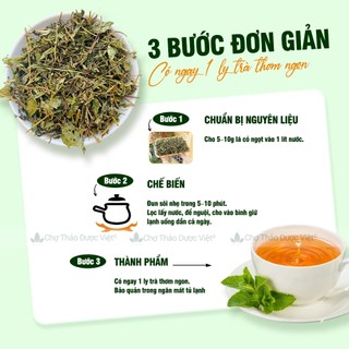 Cỏ ngọt 100g, trà cỏ ngọt sấy khô, vị ngọt tự nhiên, điều vị, đường ăn kiêng tốt cho tiểu đường
