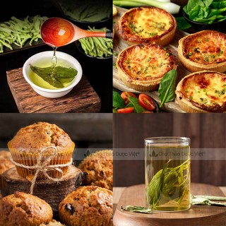 Cỏ ngọt 100g, trà cỏ ngọt sấy khô, vị ngọt tự nhiên, điều vị, đường ăn kiêng tốt cho tiểu đường