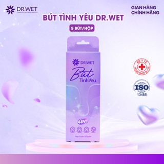 Bút Tình Yêu Dr.Wet Inner Gel Giảm Ma Sát Tức Thì, Cấp Ẩm, Dưỡng Hồng - Hộp 5 Bút