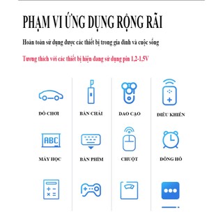 Bộ pin tiểu sạc Doublepow AA 1200mAh - Hàng chính hãng