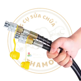 Dây hơi khí nén có khớp nối nhanh đa năng, dây hơi máy nén khí kèm cút nối hơi cái thủy lực
