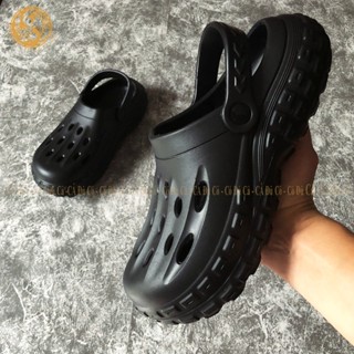 Dép sục đế bằng quai hậu giày lỗ EVA siêu nhẹ thoáng khí thời trang Unisex đi làm đi biển