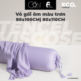 [Large Size] Vỏ Gối Ôm Gòn Bedding Lụa Tencel Viscose Màu Trơn 80x100 cm | 80x110 cm