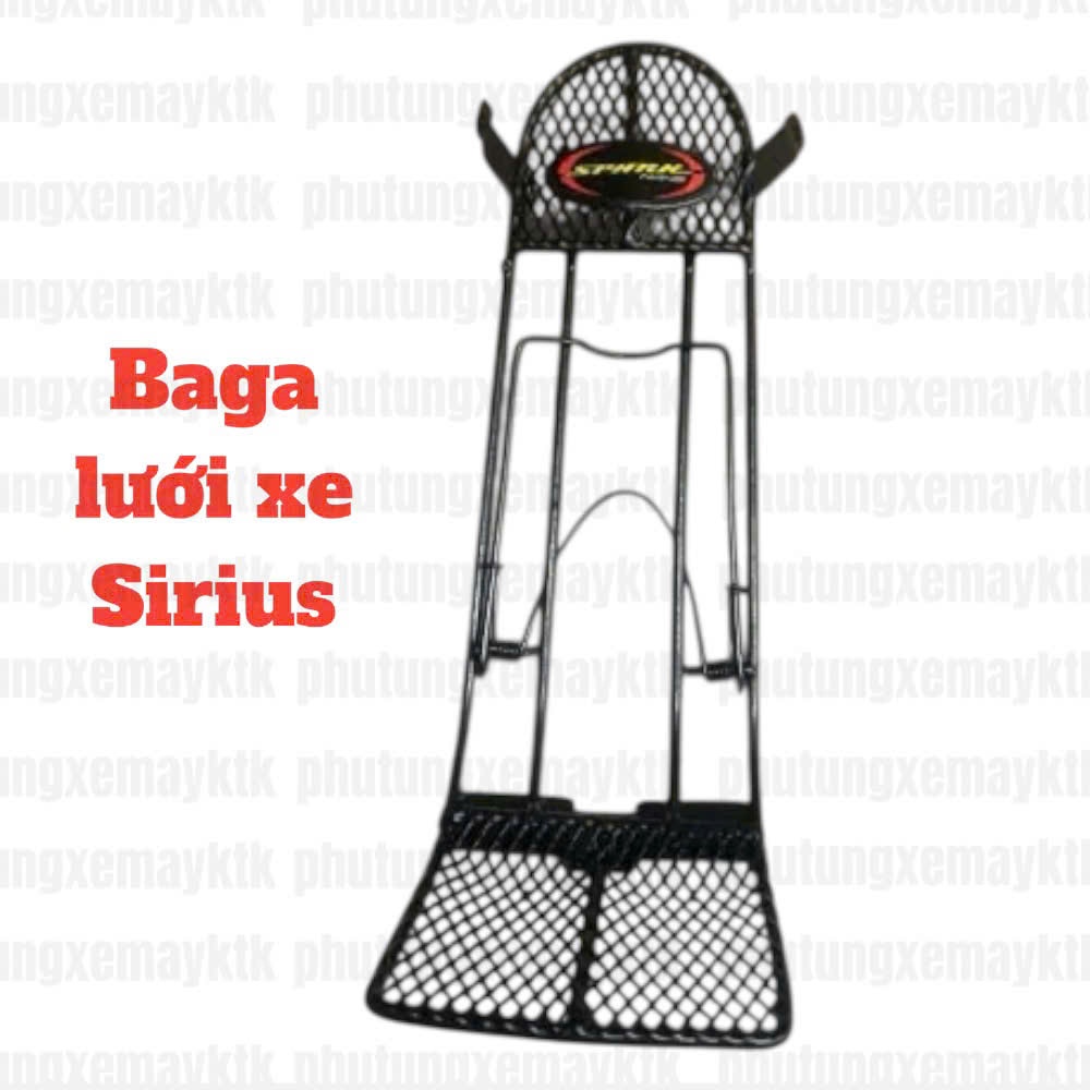 Baga lưới xe Sirius tiện lợi – chắc chắn – tăng tính thẩm mỹ cho xe 0BDCN