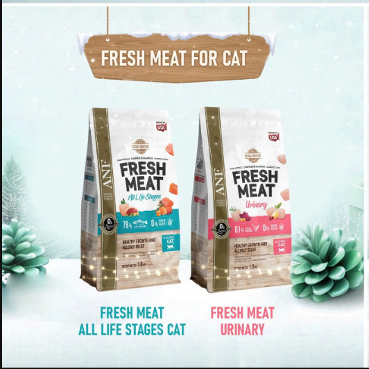 1.6Kg Thức Ăn Hạt Cho MÈO Dinh Dưỡng [ANF FRESH MEAT] - urinary