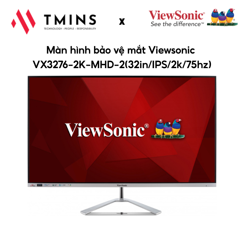 Màn hình bảo vệ mắt Viewsonic VX3276-2K-MHD-2( 32in/IPS/2k/75hz) - hàng chính hãng