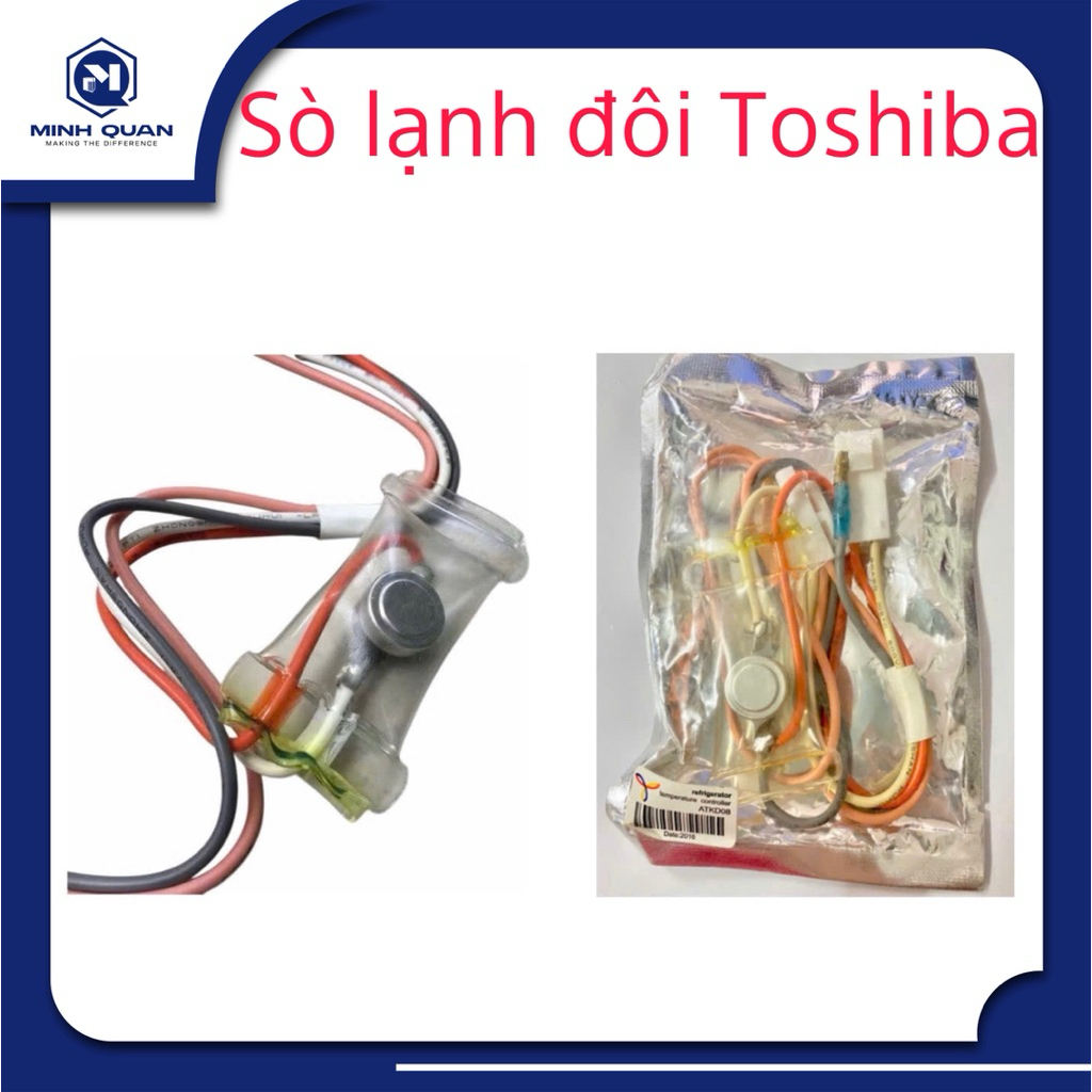 Sò đôi tủ lạnh Toshiba chất lượng - Sò nóng chung Sò lạnh Toshiba