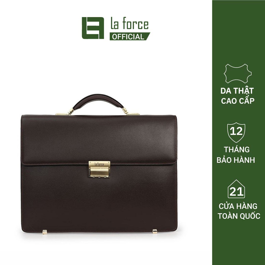 Cặp da nam LAFORCE hàng hiệu lịch lãm TLA1002-CF