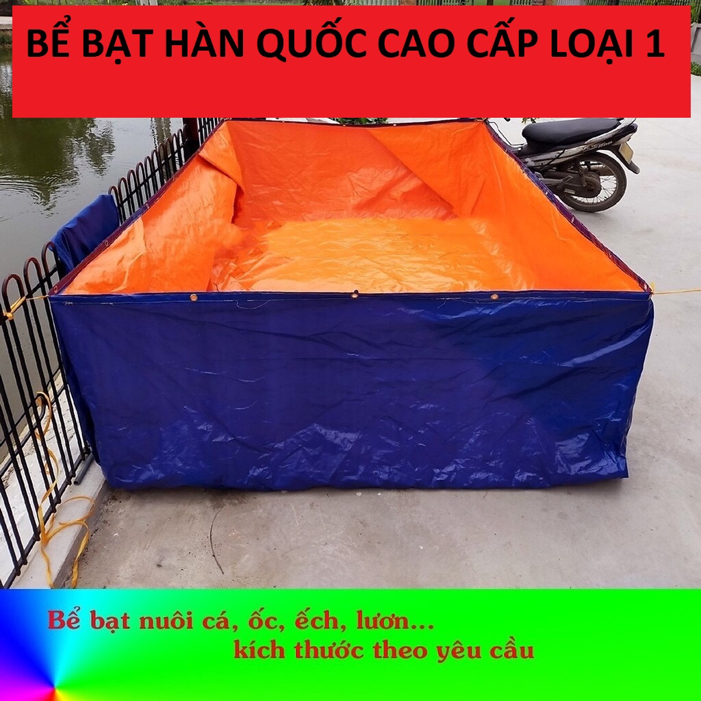 Bể Bạt Hàn Quốc Dùng để làm bể bơi cho trẻ em hoặc để nuôi cá ốc lươn Dế Nhiều kích thước.