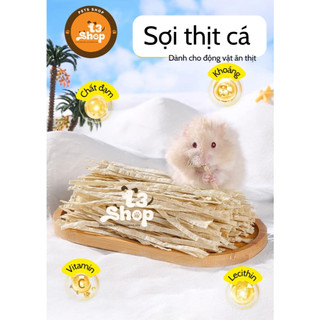 mực sợi sấy - cá sợi sấy -  món ngon cho hamster / sóc - T3 PETS SHOP