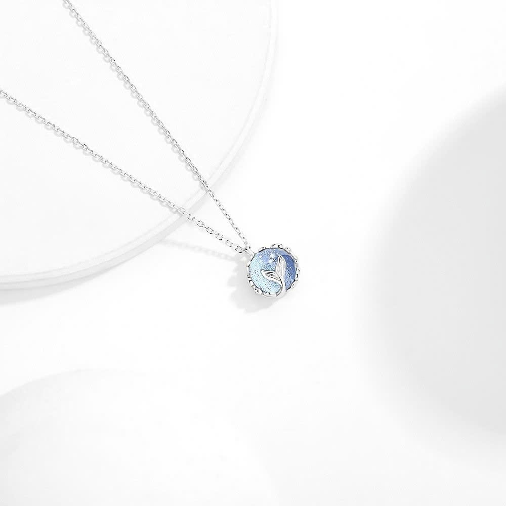 DÂY CHUYỀN BẠC 925 MẶT TRĂNG ÁNH XANH – VIEMATOI JEWELRY