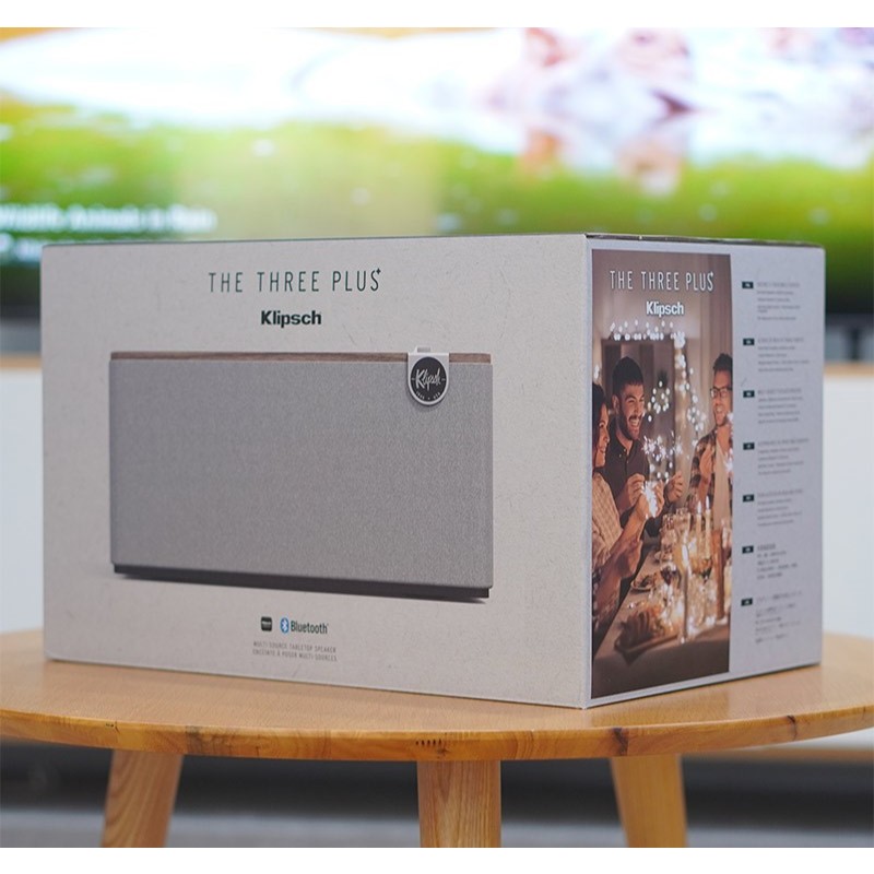 Loa Klipsch The Three Plus, Công Suất 120W, Bluetooth 5.3, Phono/Line, RCA, Optical, Klipsch Connect