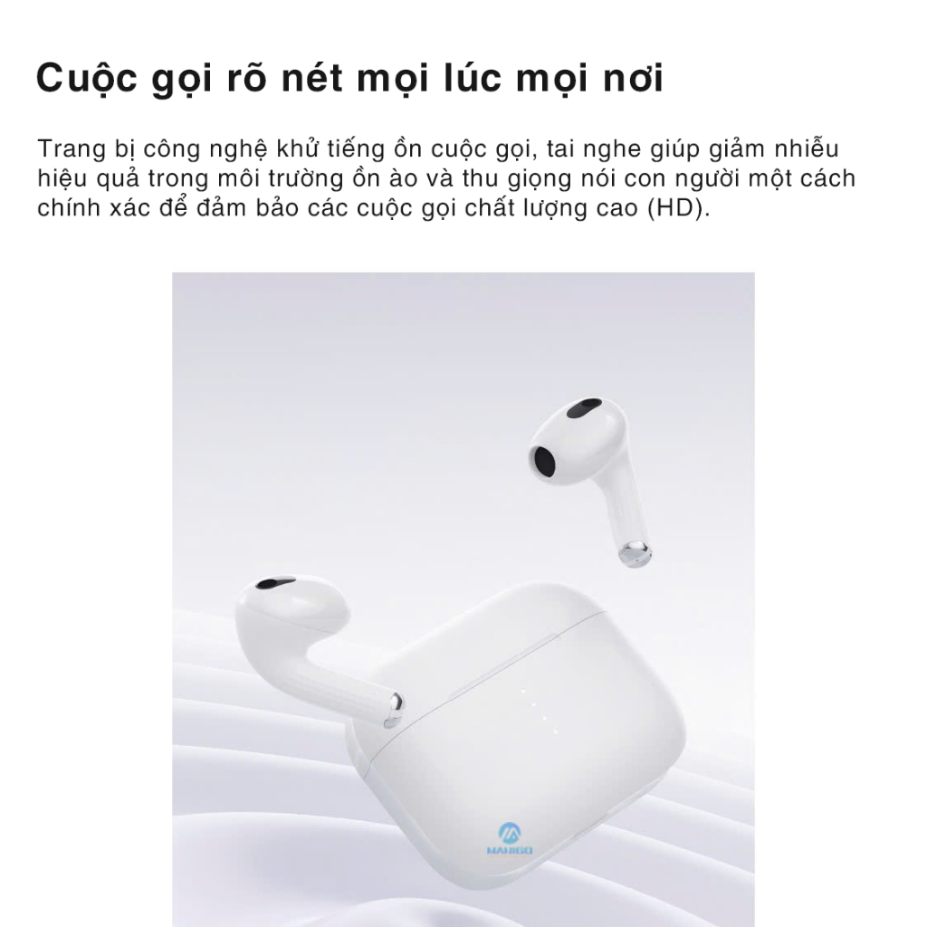 Tai nghe Bluetooth không dây nhét tai TWS ROCKSPACE EB710 Hàng chính hãng bảo hành 12 tháng | BigBuy360 - bigbuy360.vn