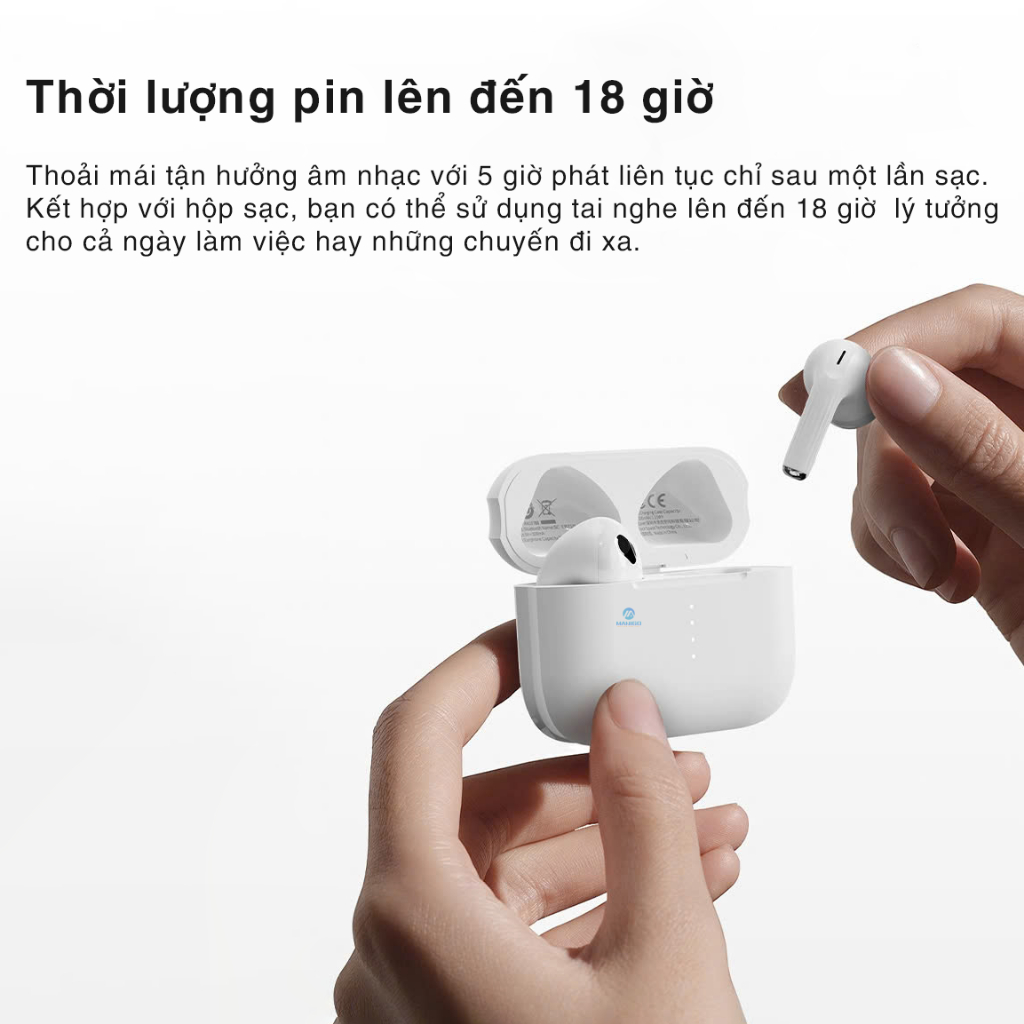 Tai nghe Bluetooth không dây nhét tai TWS ROCKSPACE EB710 Hàng chính hãng bảo hành 12 tháng | BigBuy360 - bigbuy360.vn