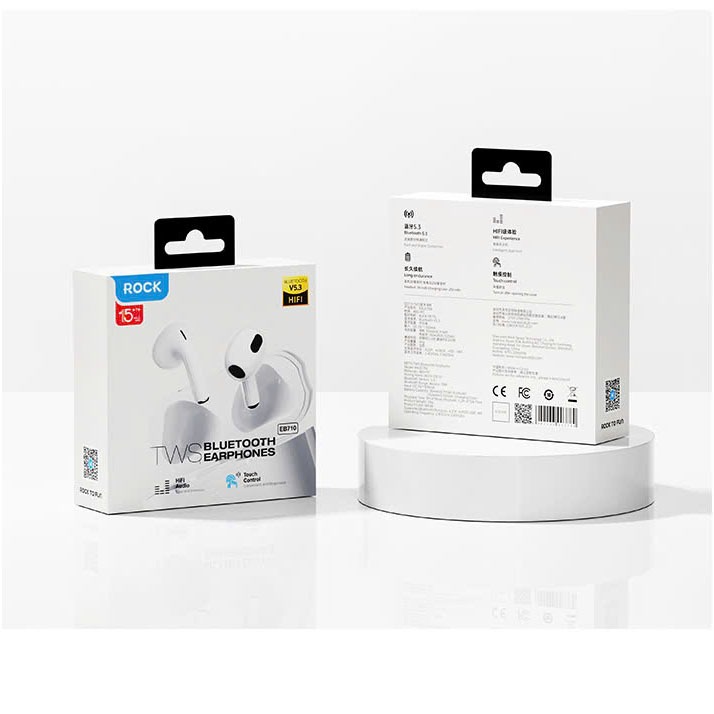 Tai nghe Bluetooth không dây nhét tai TWS ROCKSPACE EB710 Hàng chính hãng bảo hành 12 tháng | BigBuy360 - bigbuy360.vn
