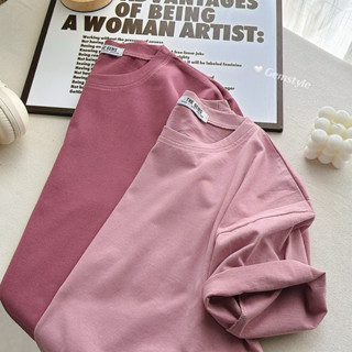 Áo thun TRƠN chất cotton khô thoáng mát, áo phông cổ tròn nam nữ bảng màu mới dưới 60kg